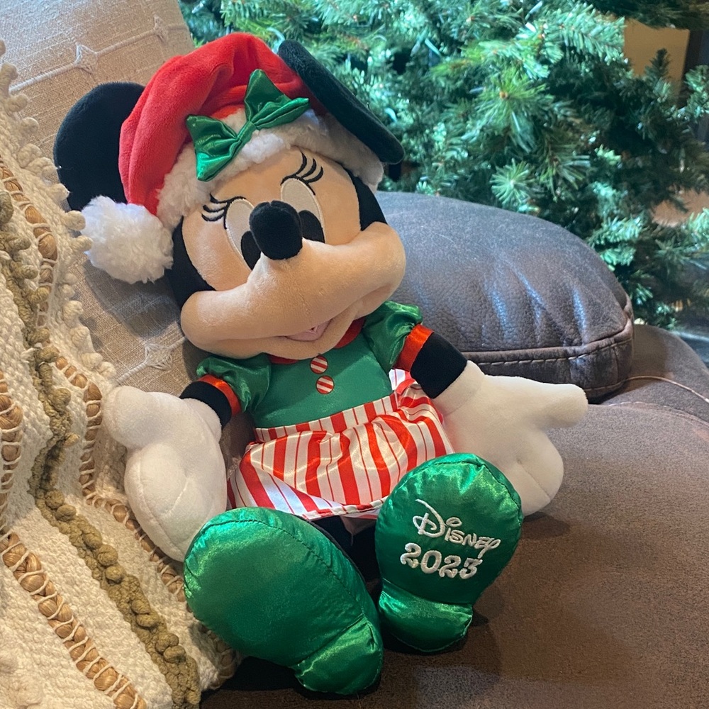 Disney collectible Christmas Minnie Mouse Plush